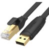 Kabel Unitek Y-SP02001B RJ-45 na USB-A konsolowy 1,8m