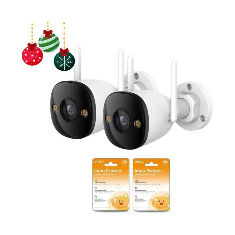Zestaw 2 kamer IP Imou bullet 3 5MP z chmurami Imou Protect