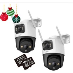 Zestaw 2 kamer IP IMOU Cruiser Dual 10MP (5MP + 5MP) z kartami pamięci 32GB