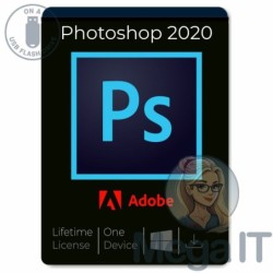 Photoshop 2020 -  Licencja Wieczysta (LifeTime) - Windows - Licencja Biznes - BOX (USB)