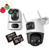 Zestaw 2 kamer IP IMOU Ranger Dual 10MP i Cruiser Dual 10MP z kartami pamięci 32GB