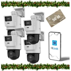 Kamera IP Hilook PTZ-D4 dualna 8MP (4MP + 4MP) Opakowanie zbiorcze 4szt.