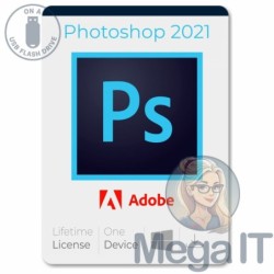 Photoshop 2021 -  Licencja Wieczysta (LifeTime) - Windows - Licencja Biznes - BOX (USB)