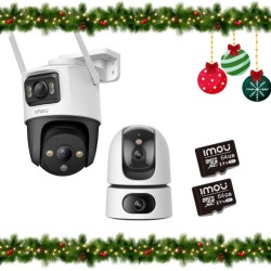 Zestaw 2 kamer IP IMOU Ranger Dual 10MP i Cruiser Dual 10MP z kartami pamięci 32GB