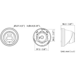 Kamera IP Hikvision DS-2CD2343G2-LIZY(2.8/4mm)(BLACK)