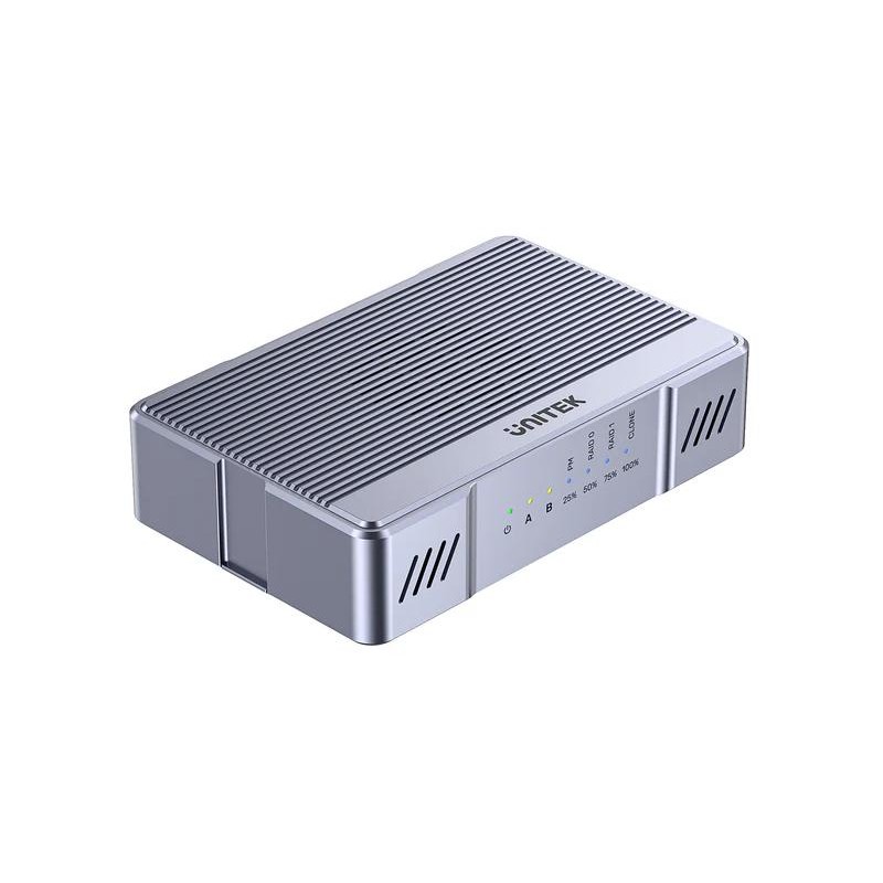 Unitek obudowa 2x M.2 20 Gb/s  RAID0, RAID1 + klonowanie