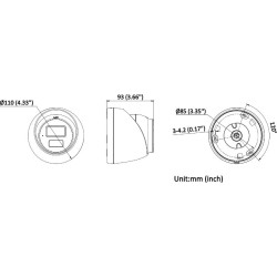 Kamera IP Hikvision DS-2CD1363G2-LIU 4mm PL