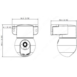 Kamera IP Imou PoE IPC-PS2M-5R1 5MP PT