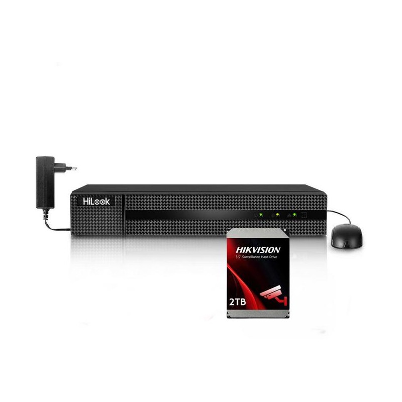 Rejestrator IP Hilook 8 kanałowy 4MP NVR-8CH-4MP/8P z dyskiem 2TB