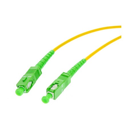 PATCHCORD ŚWIATŁOWODOWY SM 1M SIMPLEX 9/125, SC/APC-SC/APC 3MM