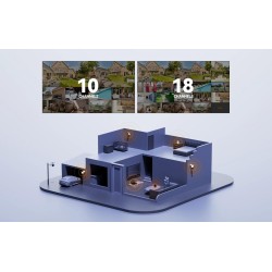 Rejestrator IP Imou NVR-N110W-8A0E Wi-Fi 10- kanałowy