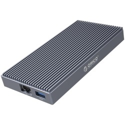 Orico Stacja dokująca z obudową M.2 NVMe, aktywna PD 100W, HDMI 2.0, audio, RJ-45, czytnik kart