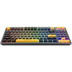Klawiatura przewodowa Rampage CYCLONE KNOB RGB 90%