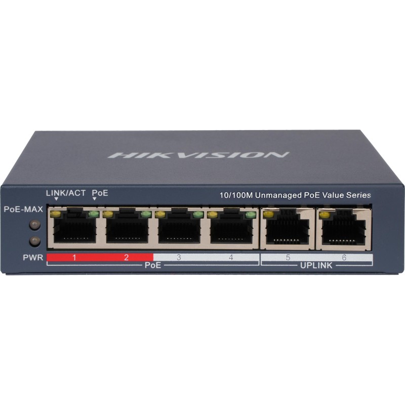 Switch Hikvision DS-3E0106P-E/M(B)