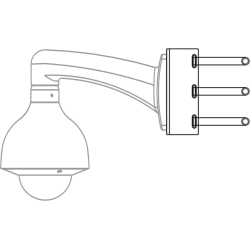 Uchwyt adapter słupowy MT-P150V2
