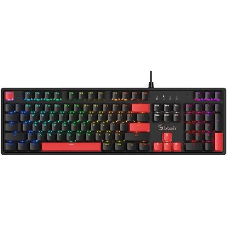 Klawiatura mechaniczna A4TECH BLOODY S520N Fire Black (BLMS RED Plus Switch)