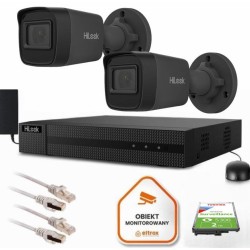 Zestaw do monitoringu Hilook 2 kamery IP IPCAM-B4-P Black 2K+