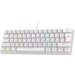 Klawiatura przewodowa Rampage PLOWER K60 biały