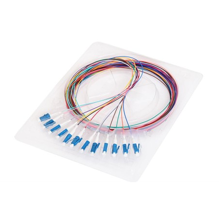 12X PIGTAIL LC/UPC SM GOLD zestaw 12x 2m