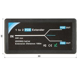 SWITCH POE / EXTENDER PFT1320 3-PORTOWY