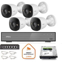 Zestaw monitoringu Imou 4x kamera PS3E-8Q0 8MP POE
