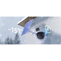 Kamera IP Imou AOV Dual 10MP (5MP+5MP) z panelem solarnym 2.4GHz WiFi+4G