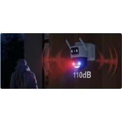 Kamera IP Imou AOV Dual 10MP (5MP+5MP) z panelem solarnym 2.4GHz WiFi+4G