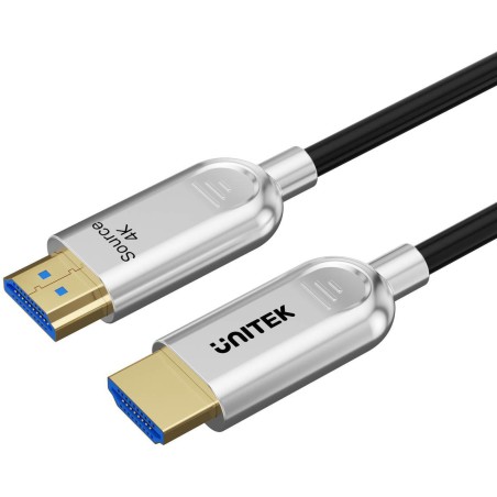 Unitek Kabel optyczny HDMI 2.0 AOC 4K 60Hz 15 m