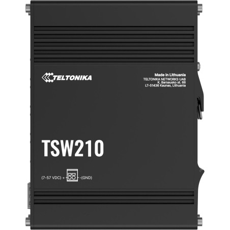 Teltonika TSW210 switch przemysłowy 8xGE 2xSFP PoE+ (TSW210000040) DIN