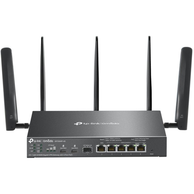 ROUTER TP-LINK ER706WP-4G LTE Cat6 Omada AX3000