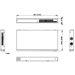 Switch Hikvision DS-3E1520HP-SI-16P2T2F