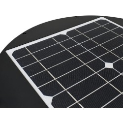 SOLARNA OPRAWA PARKOWA LED SOLUM 20W 2200LM 3000-4000K IP65 CZARNA