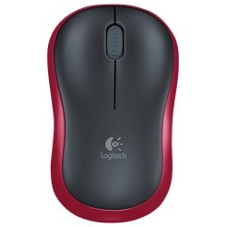 Mysz komputerowa Logitech M185 Wireless Mouse czerwony