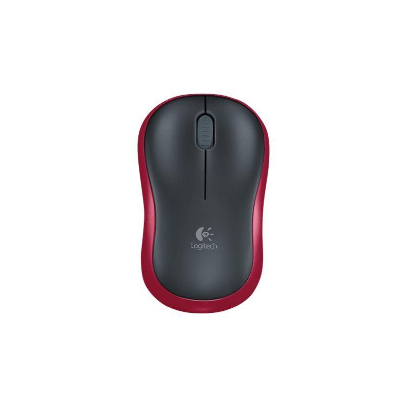 Mysz komputerowa Logitech M185 Wireless Mouse czerwony