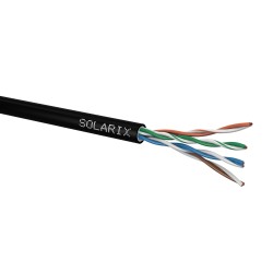 KABEL SKRĘTKA SOLARIX CAT.5E U/UTP UV ŻELOWANY Fca karton 305m