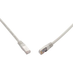 PATCHCORD SKRĘTKA SOLARIX CAT.6A SFTP 0,5m szary