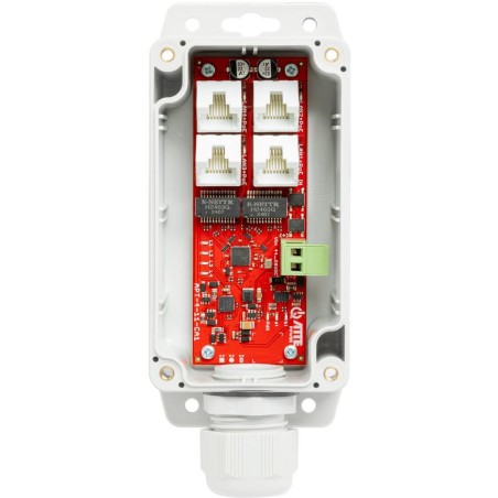 Switch PoE 4 portowy ATTE APT-4-11-CA1 + Extender w obudowie zewnętrznej IP68