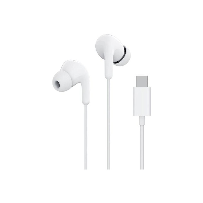 Słuchawki Xiaomi Type-C Earphones Białe z Mikrofonem HD
