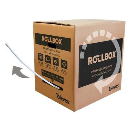 KABEL KONCENTRYCZNY Televes T-100 PVC Eca KLASA A - 250m Pull Box