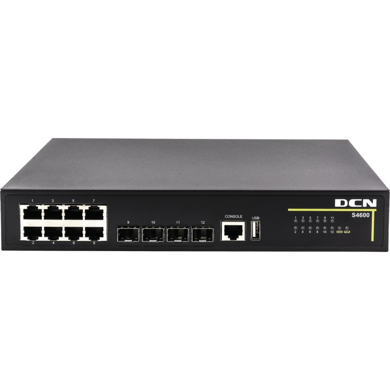 SWITCH DCN S4600-12X-SI L2 8xRJ45/4xSFP+