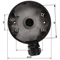 UCHWYT KAMERY STG-1280ZJ-DM46(BLACK)