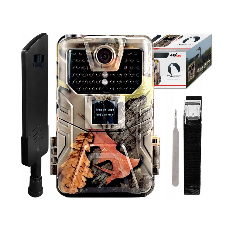 Kamera leśna Tophunt HC900LTE 2K GSM 4G LTE MMS PL fotopułapka