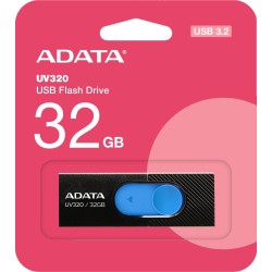 Adata Pendrive UV320 32GB USB 3.2 Gen1 Czarno-niebieski