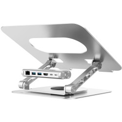 Unitek Podstawka pod laptop z odłączanym hubem USB-C HDMI 1,4, 4K PD 100W