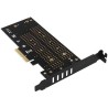 Adapter Axagon PCEM2-DC PCI-E x4 na M.2 NVMe z chłodzeniem