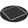SOLARNA OPRAWA PARKOWA LED SOLUM 20W 2200LM 3000-4000K IP65 CZARNA