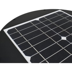 SOLARNA OPRAWA PARKOWA LED SOLUM 20W 2200LM 3000-4000K IP65 CZARNA