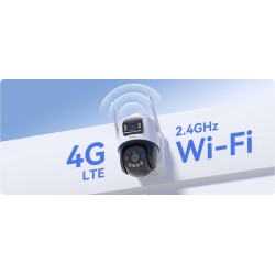 Kamera IP Imou AOV Dual 10MP (5MP+5MP) z panelem solarnym 2.4GHz WiFi+4G