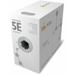 KABEL SKRĘTKA SOLARIX CAT.5E U/UTP UV ŻELOWANY Fca karton 305m
