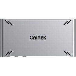 Przełącznik KVM Unitek USB-C 10Gbps z HDMI i transferem plików między systemami
